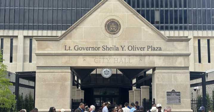Atlantic City officials cut ribbon on new City Hall courtyard named for Sheila Oliver