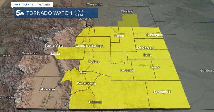 Live Blog: Tracking severe weather in southern Colorado Friday