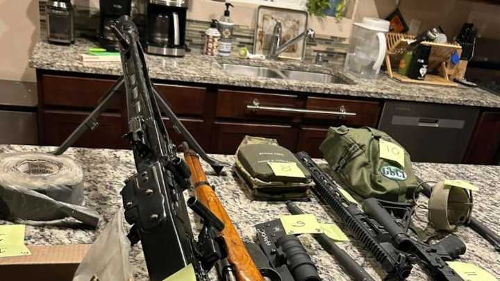 FBI finds guns, armor, Nazi paraphernalia in raid