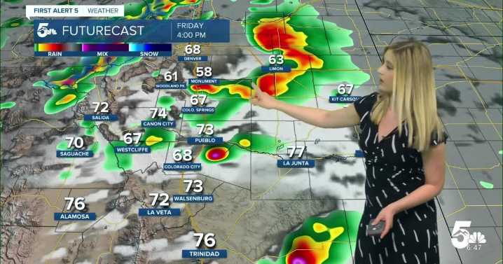 The potential for severe weather remains in place on Friday