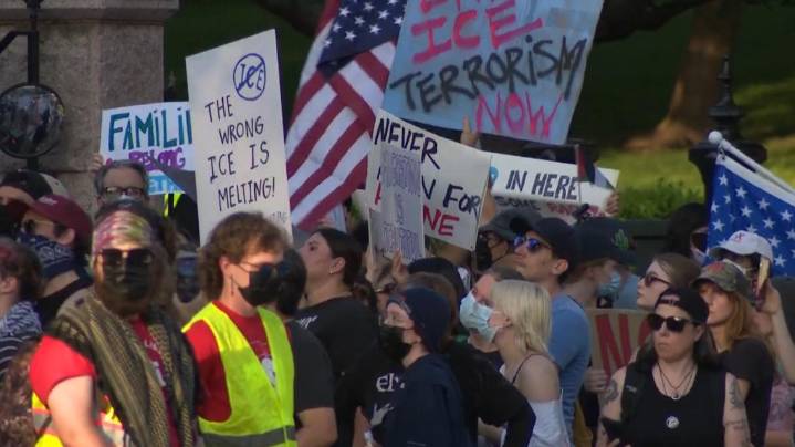 Austin protests: Anti-ICE protest held at Texas Capitol