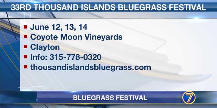 Bluegrass festival and dinner coming up this month