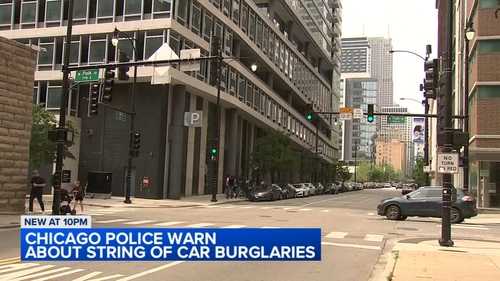 Chicago crime: Thief breaks into at least 13 parked vehicles in Printer's Row, Dearborn Park in South Loop, police warn