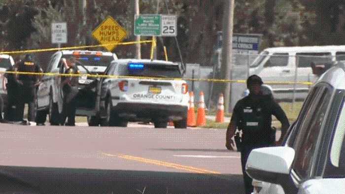 Large law enforcement presence in Orange County
