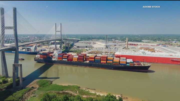No, there hasn't been a major slowdown at the Port of Savannah following tariff changes