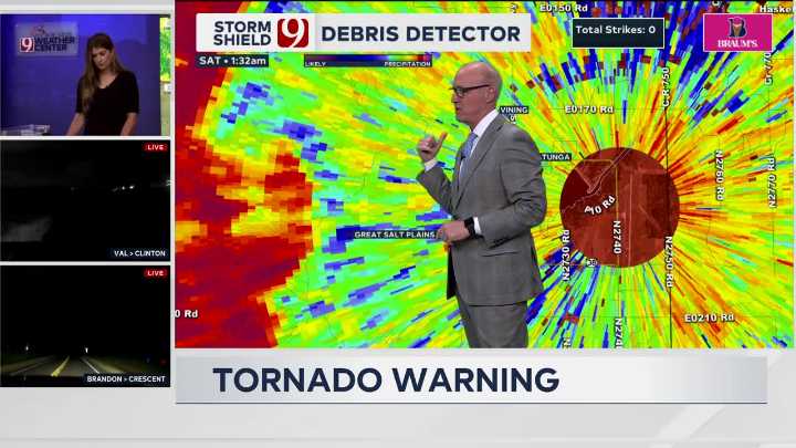 Overnight storms bring tornadoes in western OK, rain across the state