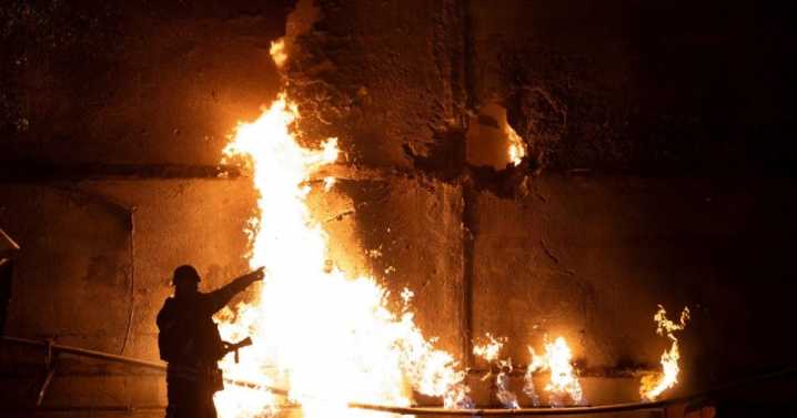 Ucrania bajo fuego: Rusia lanza un feroz ataque contra Kiev con misiles y drones
