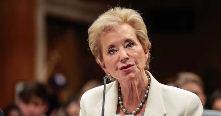 Education Secretary Linda McMahon flubs basic facts in Senate hearing