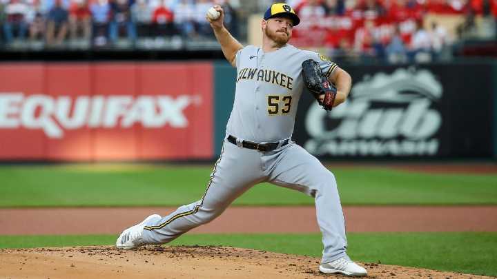 Brewers' Brandon Woodruff upbeat despite rehab setback