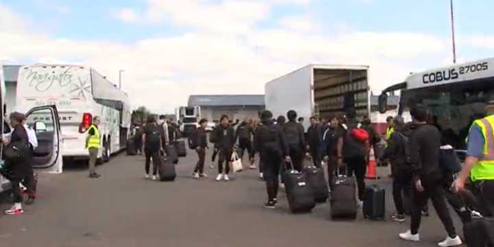 Japan’s FIFA World Cup team arrives in Portland