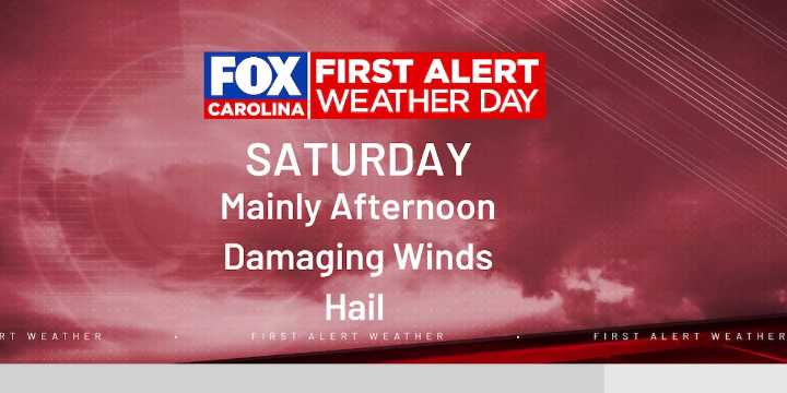 First Alert Weather Day declared Saturday followed by unsettled weather into next week