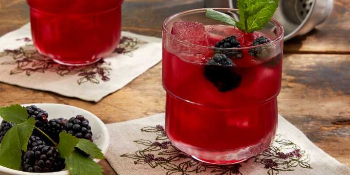 Blackberry Gin Smash