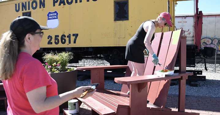 Rawlins DDA, industry partners come together to spiff up Depot Park