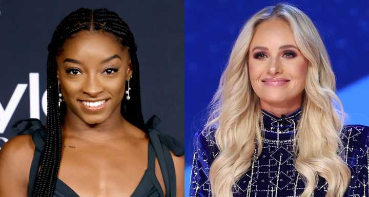 Simone Biles Gets Into Nasty Twitter Feud with Riley Gaines Over Anti-Trans Sports Comments 