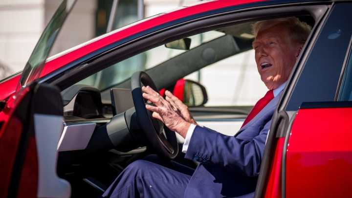 Trump Could Be the First Person to Turn a Profit on a Used Tesla in Years