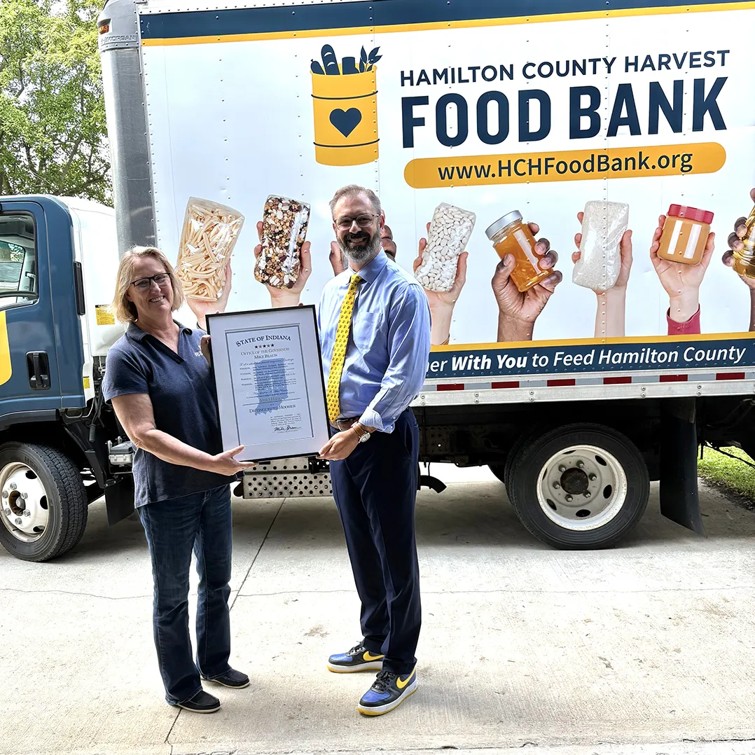 Retired food bank director receives state recognition