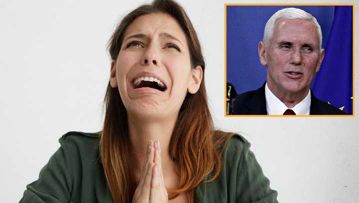 Liberals Desperately Pray For Trump's Healing After Realizing Mike Pence Next In Line For Presidency