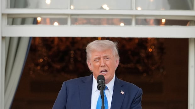 Trump signs order to ban visitors from 12 countries starting Monday