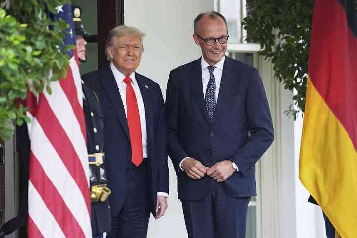 Trump shifts on Russia, Ukraine in Merz meeting