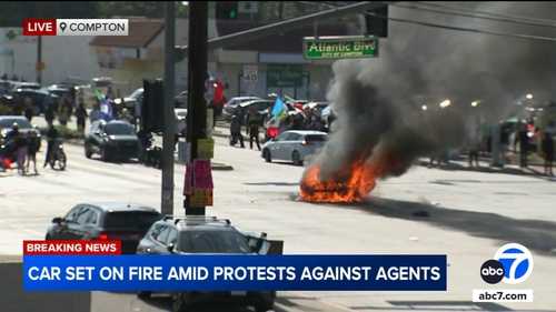 Protesters and immigration agents clash in Paramount; Border Patrol says 'several' arrested