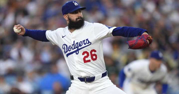 Dodgers place starting pitcher Tony Gonsolin on the injured list