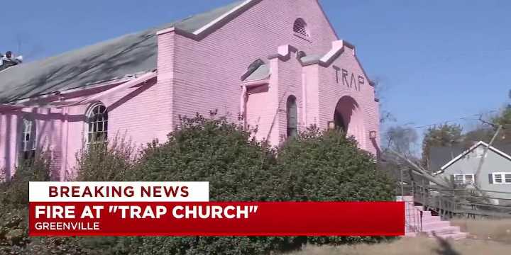 Arson investigation underway at 'Trap Church'
