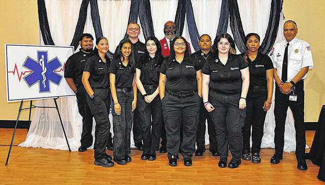 Robeson County Career Center EMT cadets honored in pinning ceremony
