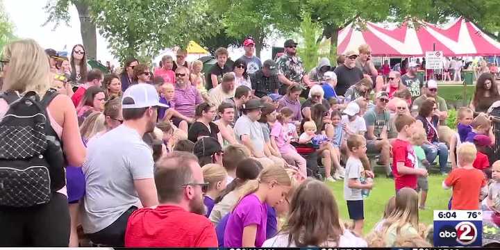 Second day of Walleye Weekend at Fond du Lac’s Lakeside Park