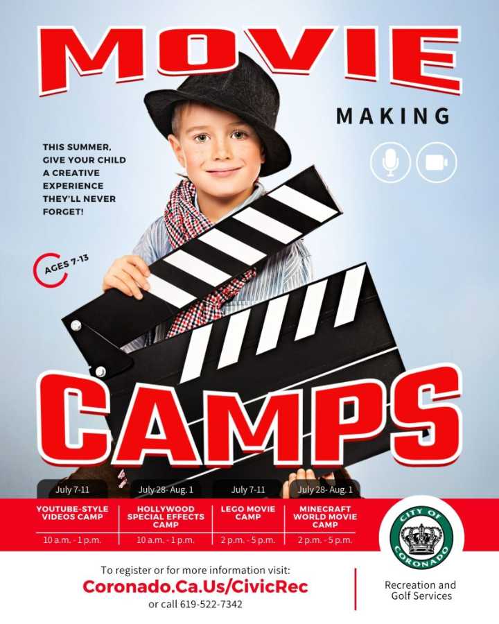 Coronado Recreation Offers Movie Camps for Aspiring Young Directors