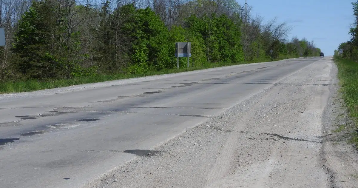 County Road 49 again one of Ontario's worst roads