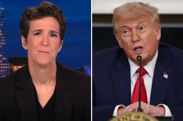 Rachel Maddow declares victory against Trump over immigration protests