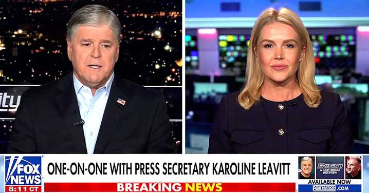 ‘Shouldn’t Admit This—’ Hannity Opens Up To Karoline Leavitt On Trump