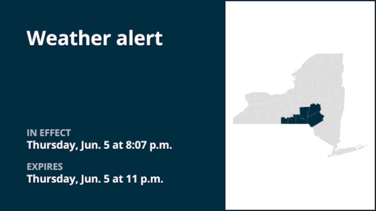 NY weather: Weather alert for New York Thursday night