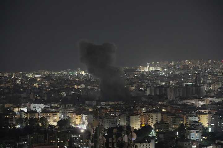 Israel strikes Beirut’s suburbs, targeting what it alleges are Hezbollah drone production sites