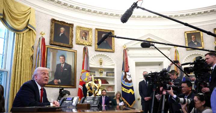 Trump can bar The Associated Press from some White House events for now, appeals court rules