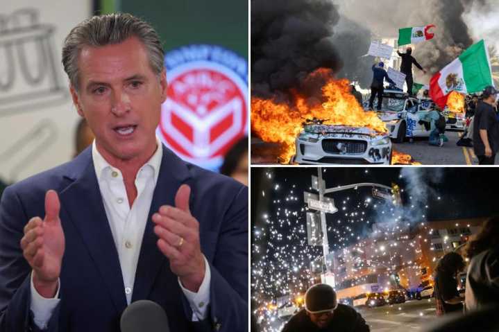 California Governor Gavin Newsom plans to sue Trump admin over National Guard deployment to LA even as LAPD chief admits cops are 'overwhelmed' by violent anti