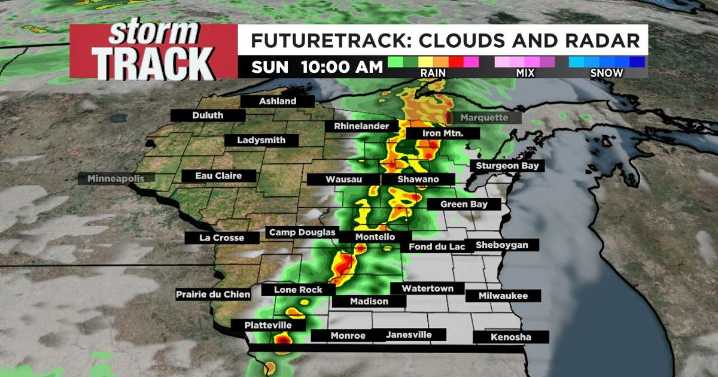 Some strong storms tomorrow