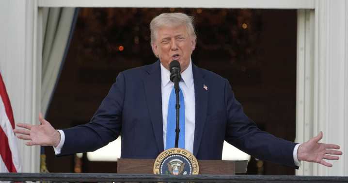 The Latest: Tesla shares fall after Trump lashes out at Musk