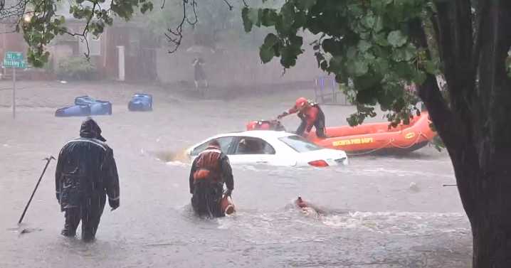 Flash flooding drenches south-central Kansas, authorities issue state of disaster emergency