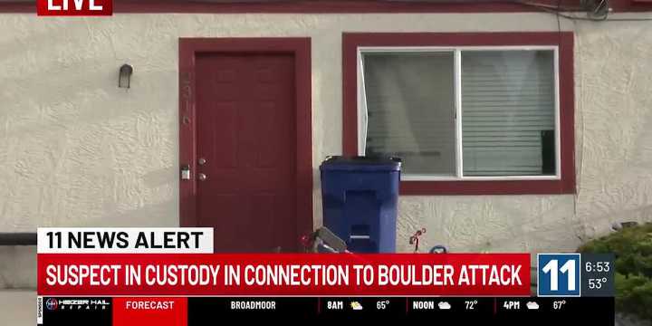 WATCH: Suspect in custody in connection to Boulder attack