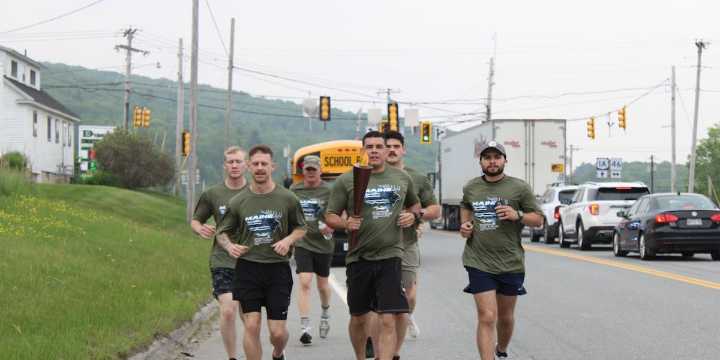 Law enforcement takes part in statewide torch run for Special Olympics