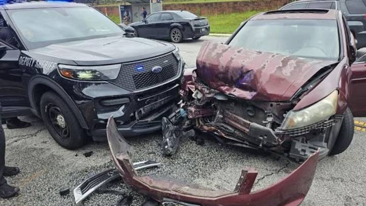 Deputy and civilian injured in crash during traffic stop