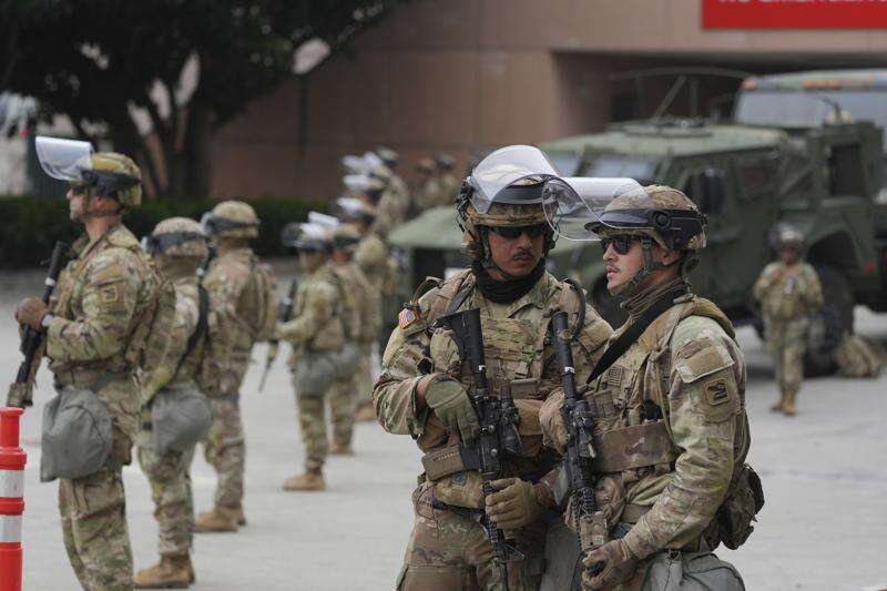National Guard troops arrive in Los Angeles on Trump's orders to quell immigration protests