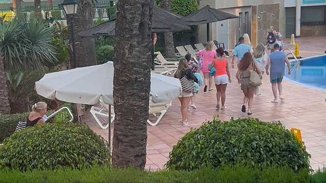 Sunbed Wars 2025 arrives in Benidorm after holidaymakers ‘stampede’ for best loungers