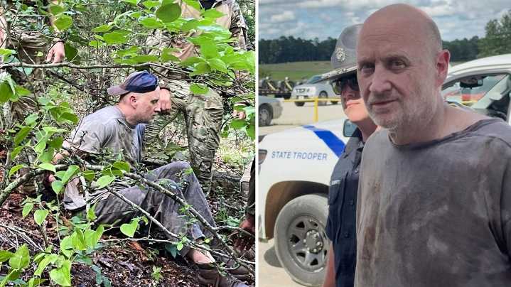 Ex-police chief and convicted killer who escaped from an Arkansas prison has been captured
