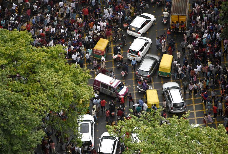At least 11 die in crowd chaos outside Indian cricket stadium