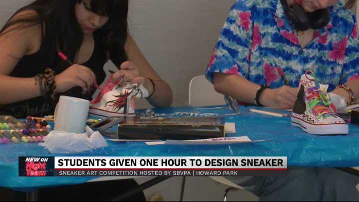 First annual Sneaker Art Festival was held Thursday