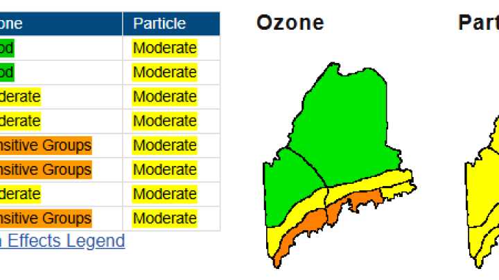 Moderate air quality alerts in effect through Friday