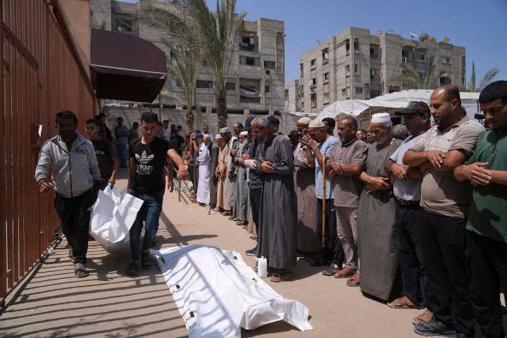 Dozens shot dead and injured near Gaza aid hub, health ministry and doctors say
