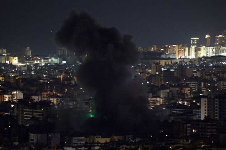 Israel attacks suburbs of Beirut, targeting alleged Hezbollah ‘drone factories’